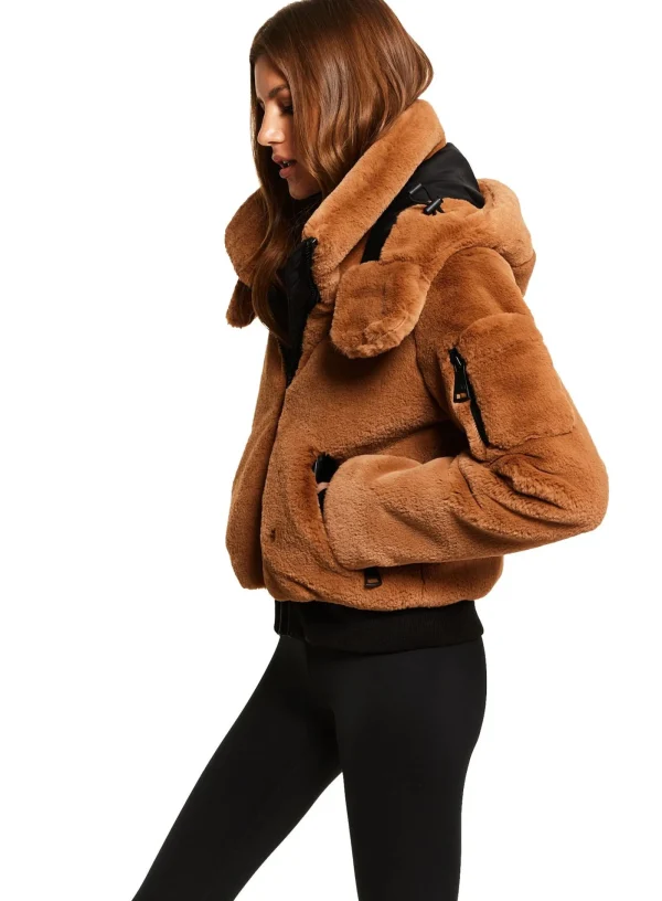Women SAM. Vegan Leather & Faux Fur-Faux Fur Nala
