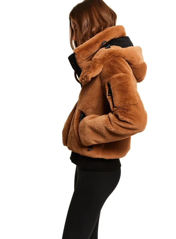 Women SAM. Vegan Leather & Faux Fur-Faux Fur Nala