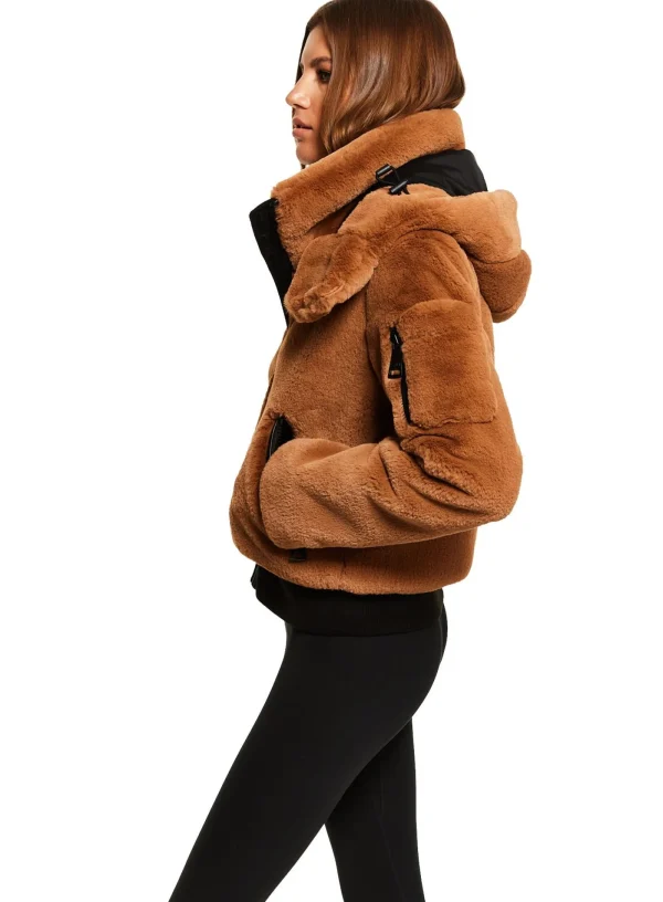 Women SAM. Vegan Leather & Faux Fur-Faux Fur Nala