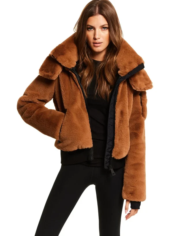 Women SAM. Vegan Leather & Faux Fur-Faux Fur Nala