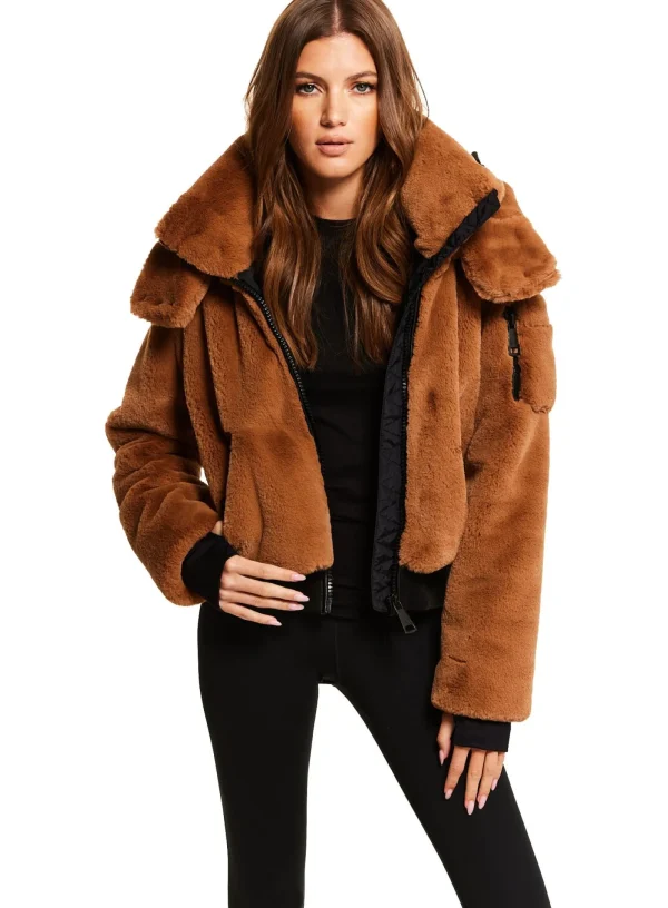 Women SAM. Vegan Leather & Faux Fur-Faux Fur Nala