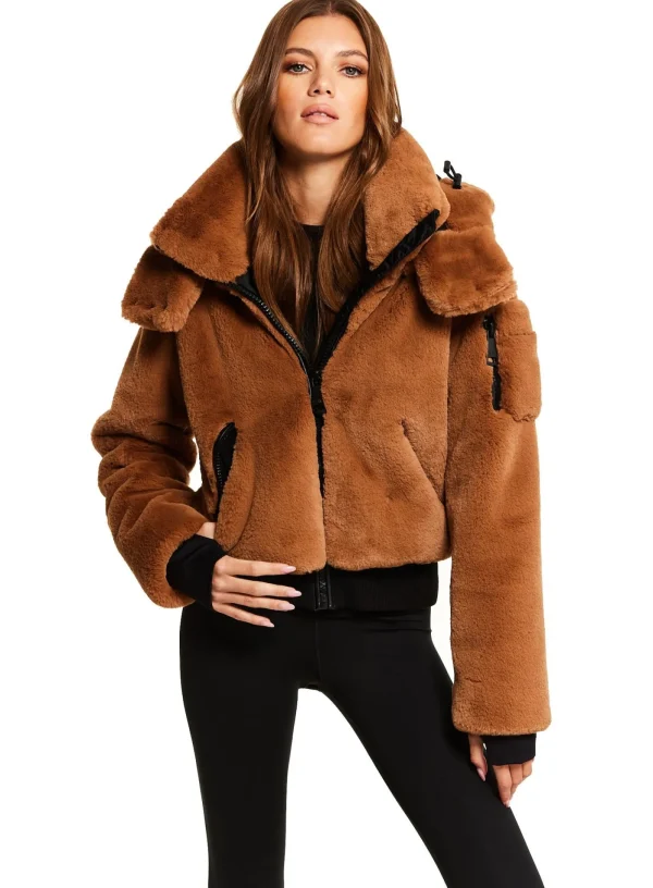 Women SAM. Vegan Leather & Faux Fur-Faux Fur Nala