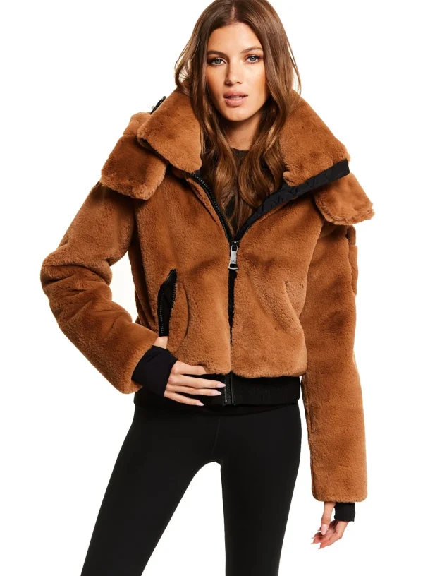 Women SAM. Vegan Leather & Faux Fur-Faux Fur Nala