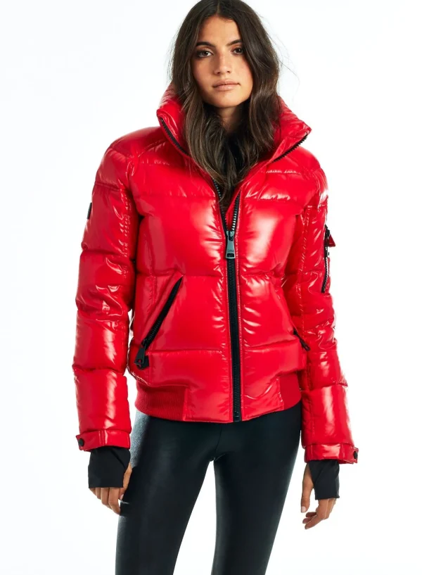 Women SAM. Down Without Trim-Freestyle Bomber