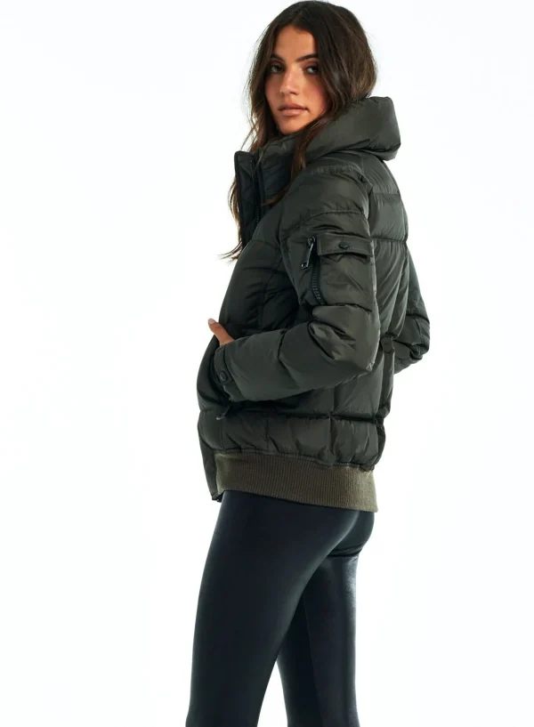 Women SAM. Down Without Trim-Freestyle Bomber