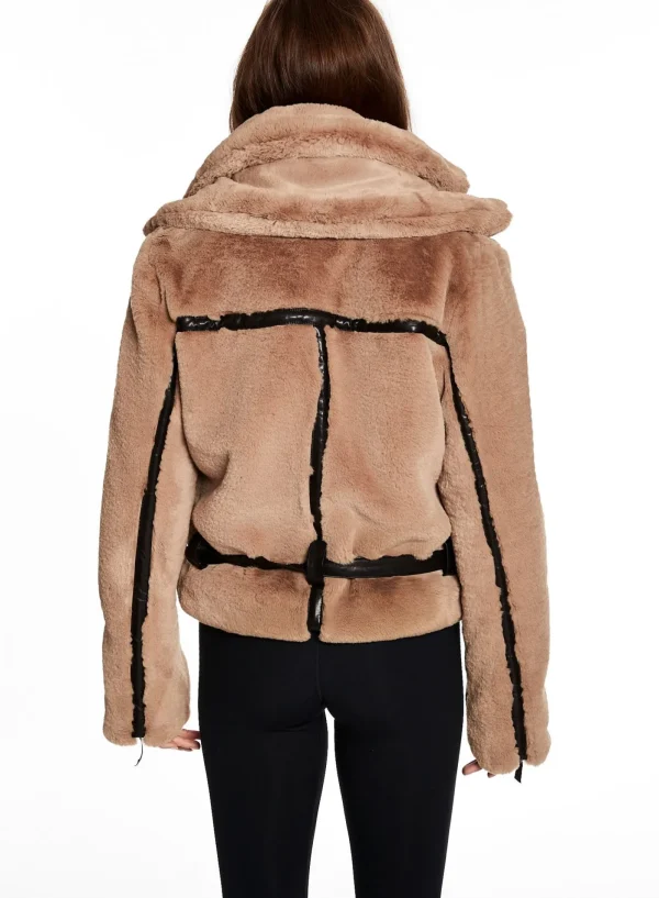 Women SAM. Vegan Leather & Faux Fur-Penelope